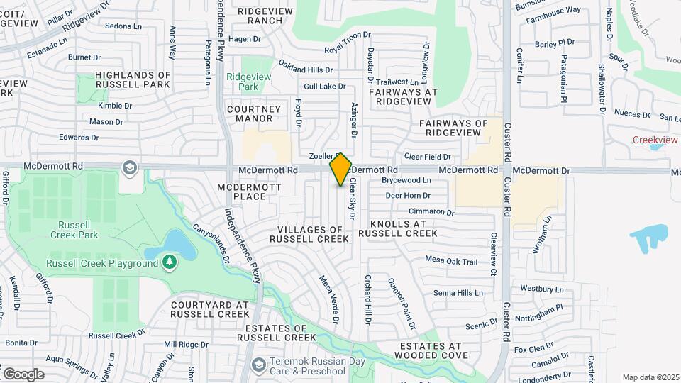 8912 Smokey Dr Map and Location Details