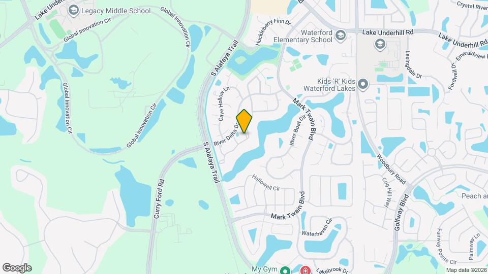 986 Tillery Way Map and Location Details