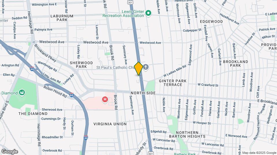 3010 Chamberlayne Ave Map and Location Details