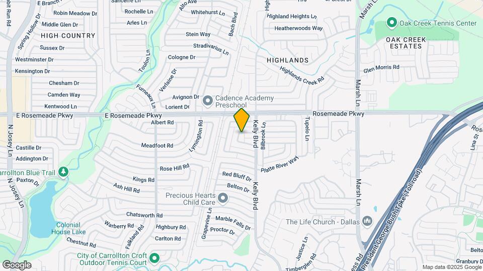 3522 Whitney Dr Map and Location Details