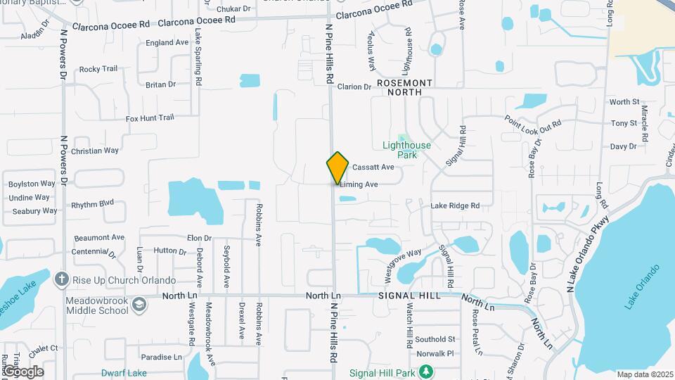 4883 N Pine Hills Rd Map and Location Details