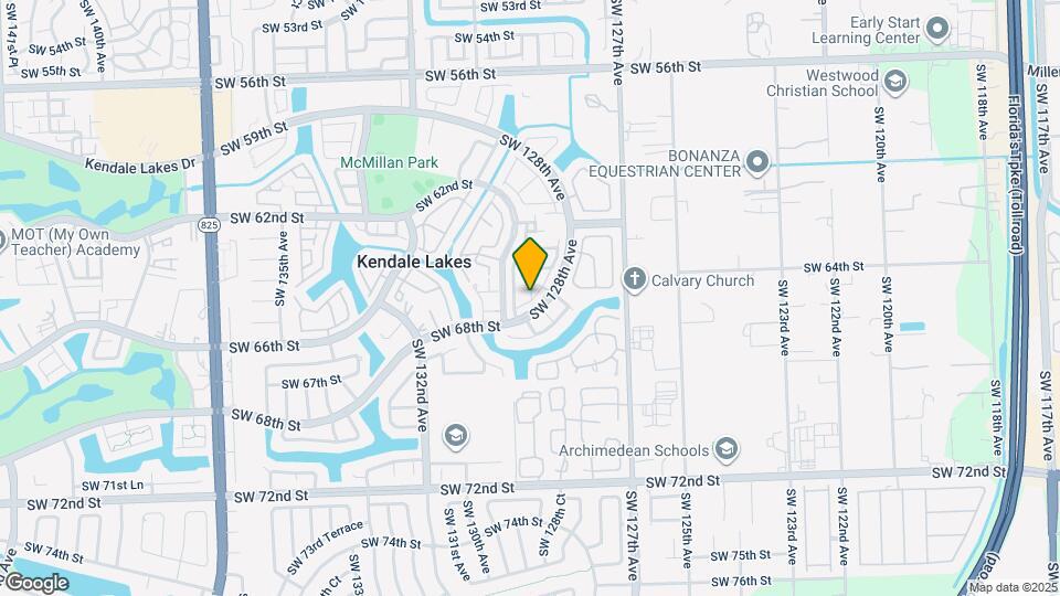 6514 SW 128th Pl Map and Location Details