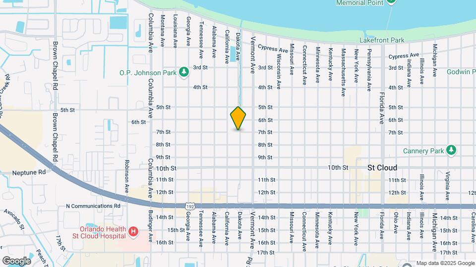 702 Dakota Ave Map and Location Details