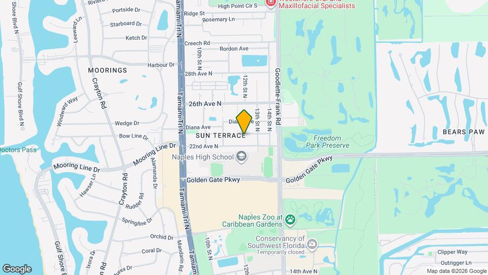 1232 Royal Palm Dr Map and Location Details
