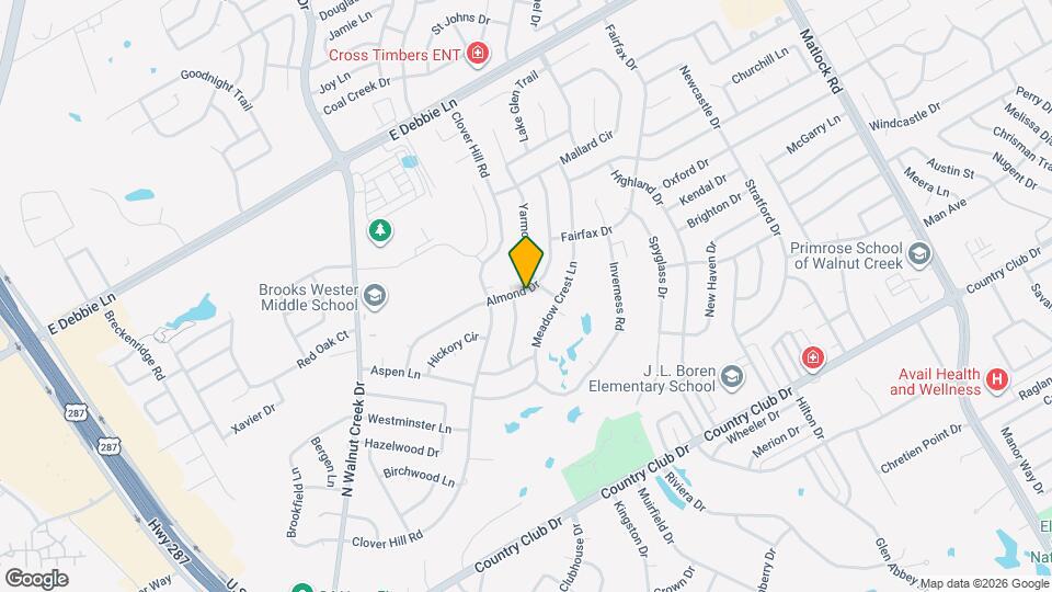 1106 Almond Dr Map and Location Details