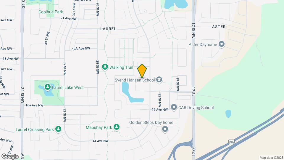 2423 16 Av NW Map and Location Details