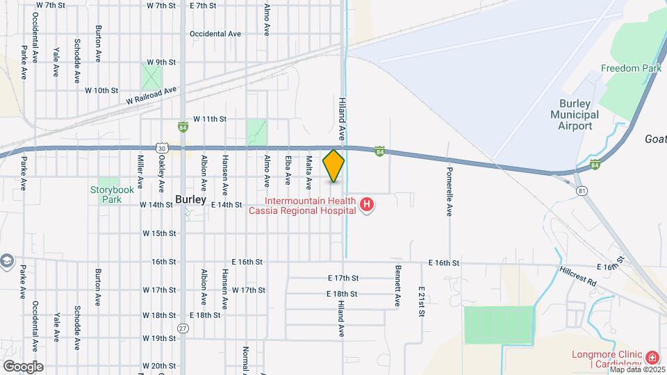 1327 Oriental Ave Map and Location Details