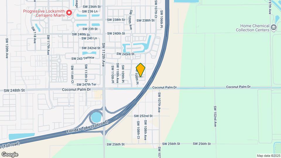 10839 SW 247 St Mapa y Detalles de la Ubicación