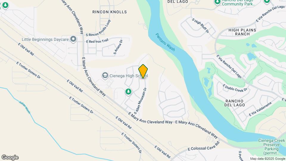 10808 S Alley Mountain Dr Map and Location Details