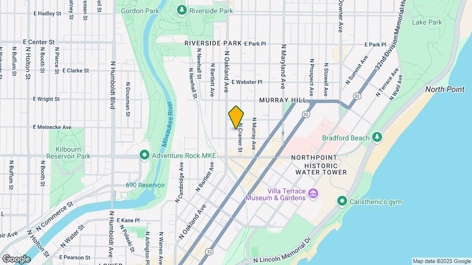 2413 N Cramer St Mapa y Detalles de la Ubicación