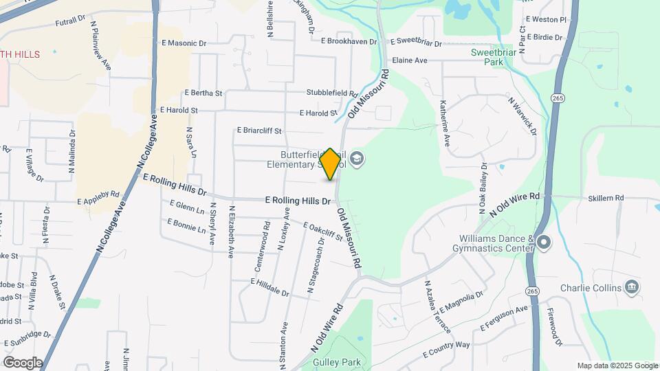 3021 N Old Missouri Rd Map and Location Details