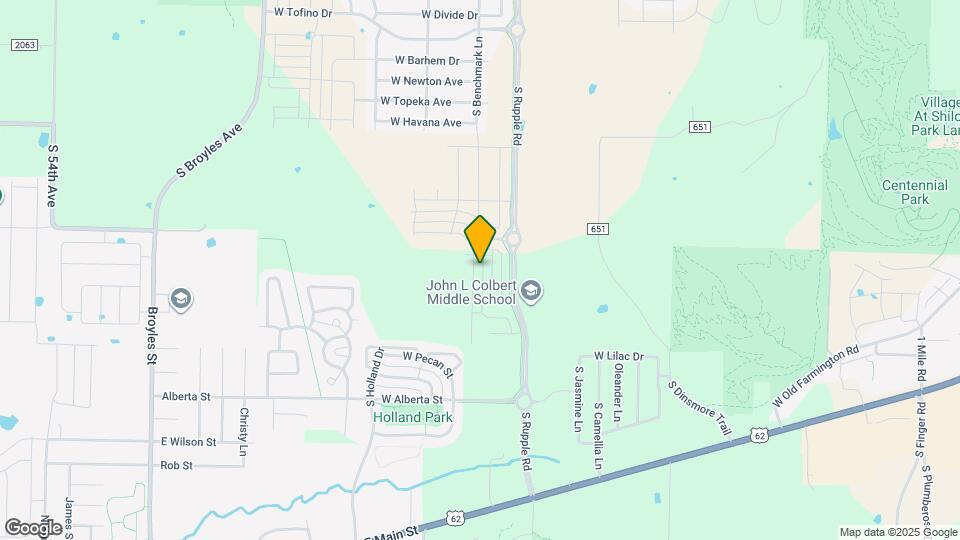 820 S Benchmark Ln Map and Location Details