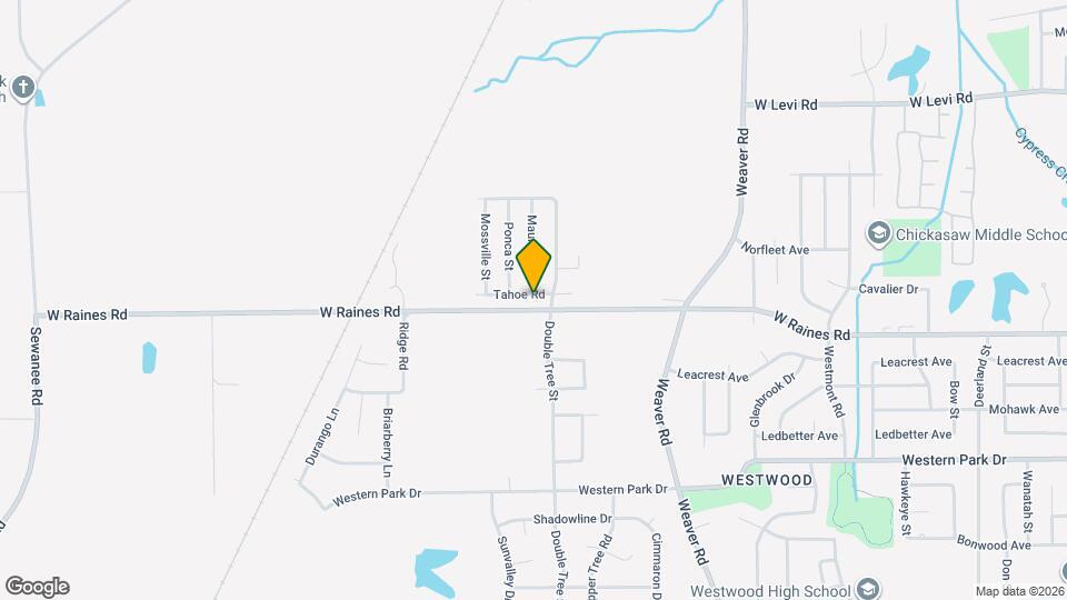 1221 Tahoe Rd Map and Location Details