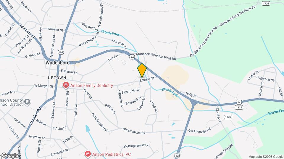 903 E Wade St Map and Location Details