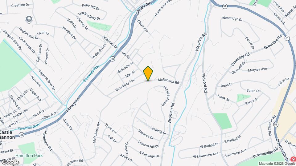 3103 McRoberts Rd Map and Location Details