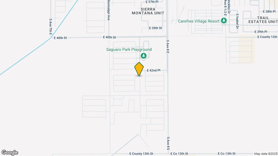 4282 S Desert Willow Wy Map and Location Details