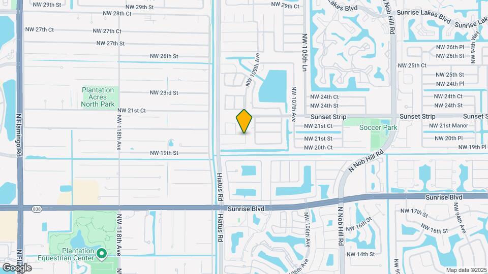 10940 NW 21st St Map and Location Details