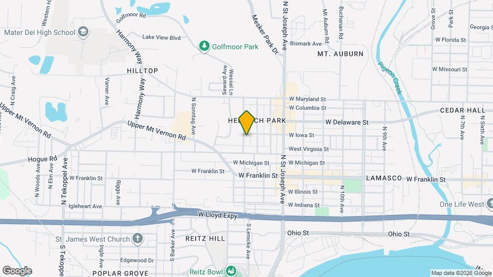 527 N Lemcke Ave Map and Location Details