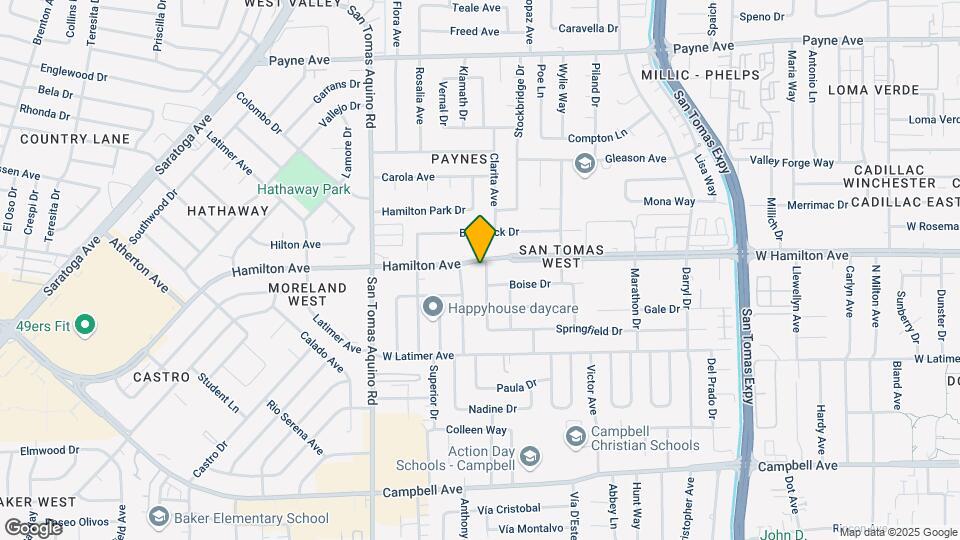 3962 Hamilton Ave Map and Location Details