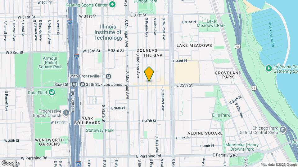 3455 S Prairie Ave Map and Location Details