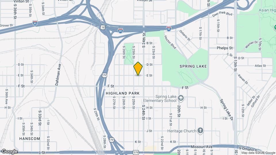 2415 E St Mapa y Detalles de la Ubicación