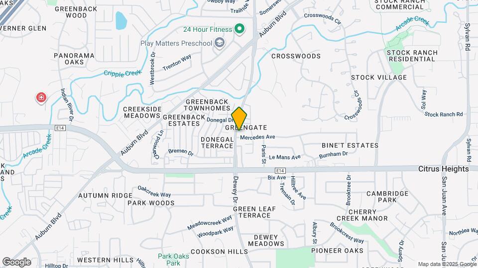 6601 Mercedes Ave Map and Location Details