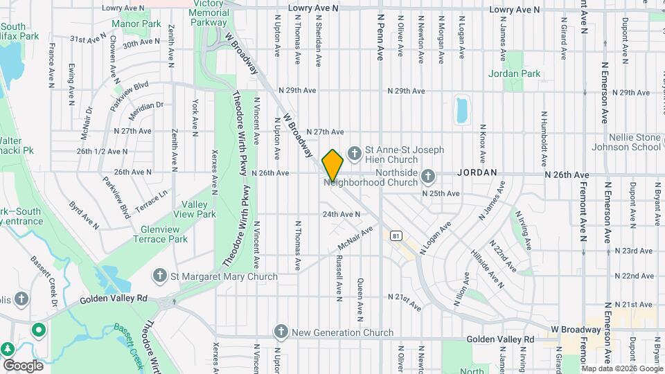 2407 W Broadway, Unit 8 Map and Location Details