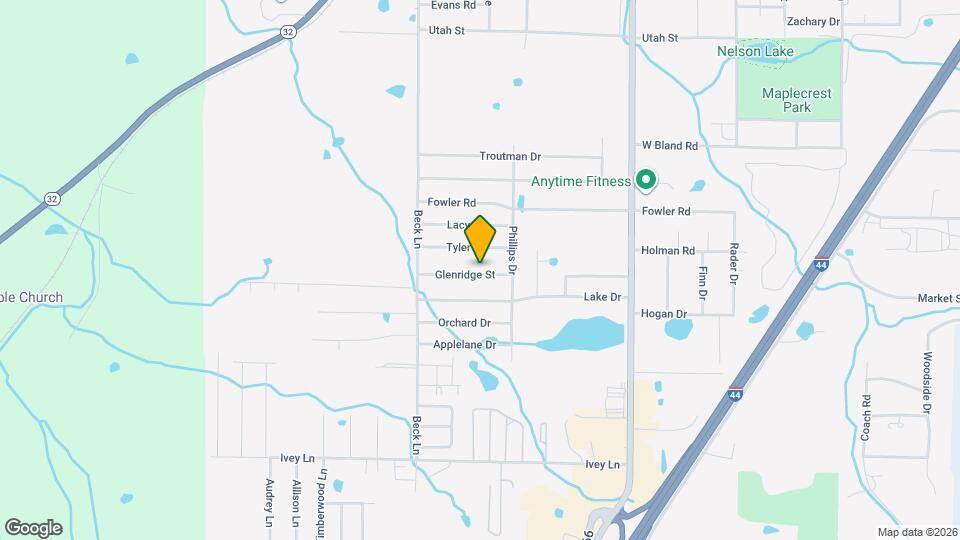 1135 Glenridge St Map and Location Details