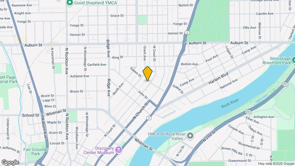 1136 N Court St Map and Location Details