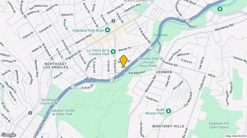 5745 Arroyo Dr Map and Location Details