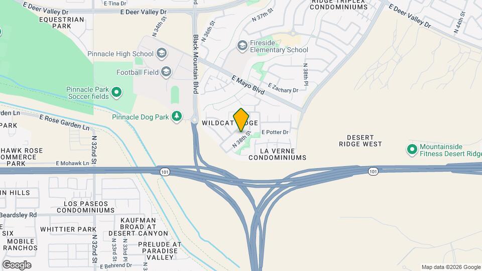 20750 N 38th St Map and Location Details