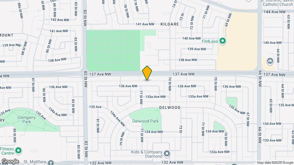 7612-7136 136 Ave NW Map and Location Details