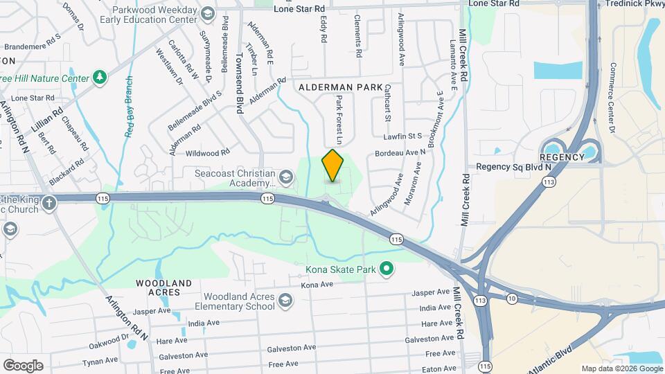 8210 Larose Rd Map and Location Details