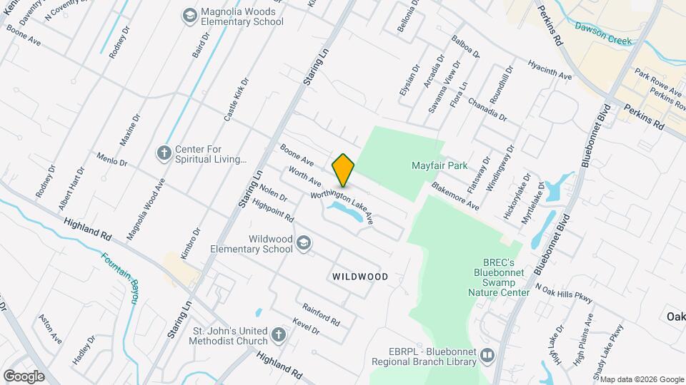 9235 Worthington Lake Ave Map and Location Details