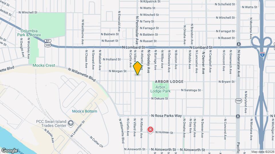7024 N Villard Ave Map and Location Details