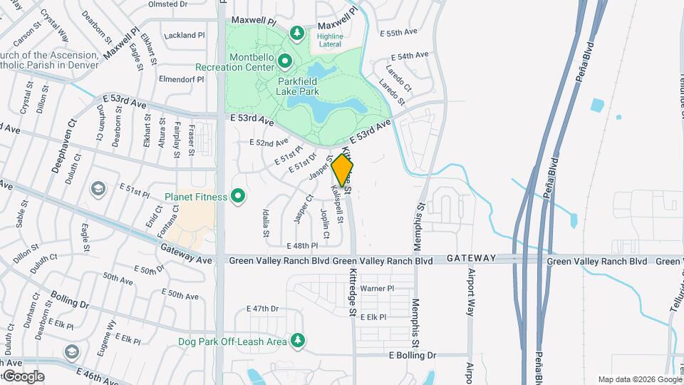 5117 Kittredge St Map and Location Details