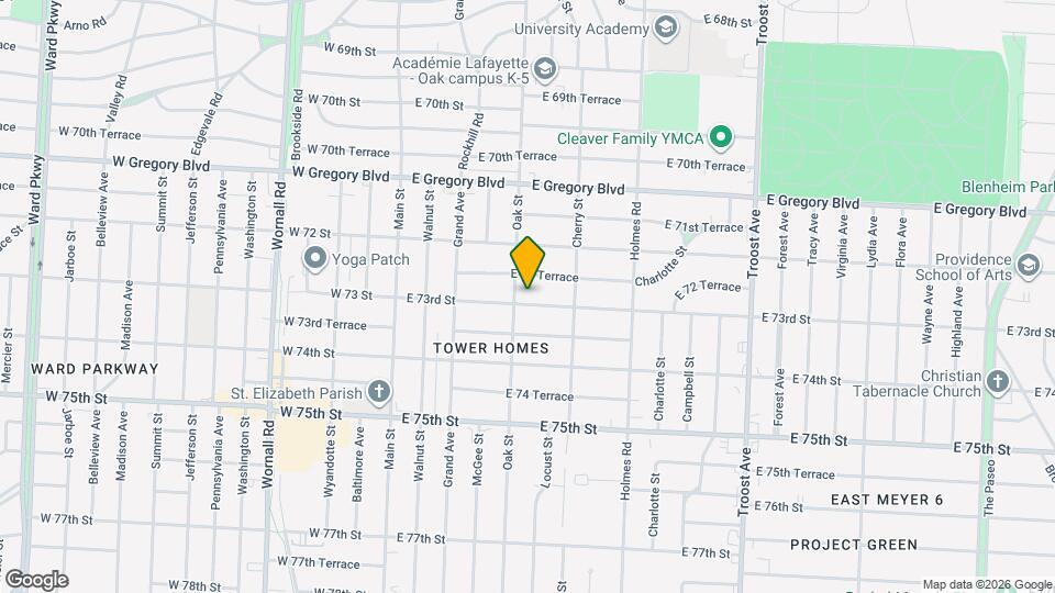 410 E 73rd St Mapa y Detalles de la Ubicación