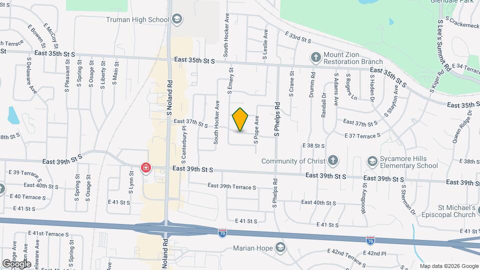 14405 East 37th St S Map and Location Details