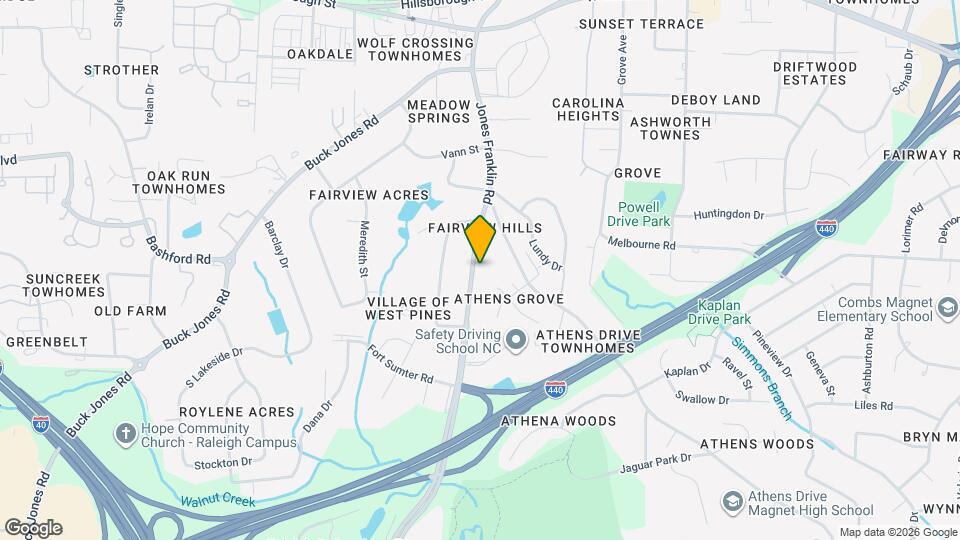 333 Jones Franklin Rd Map and Location Details