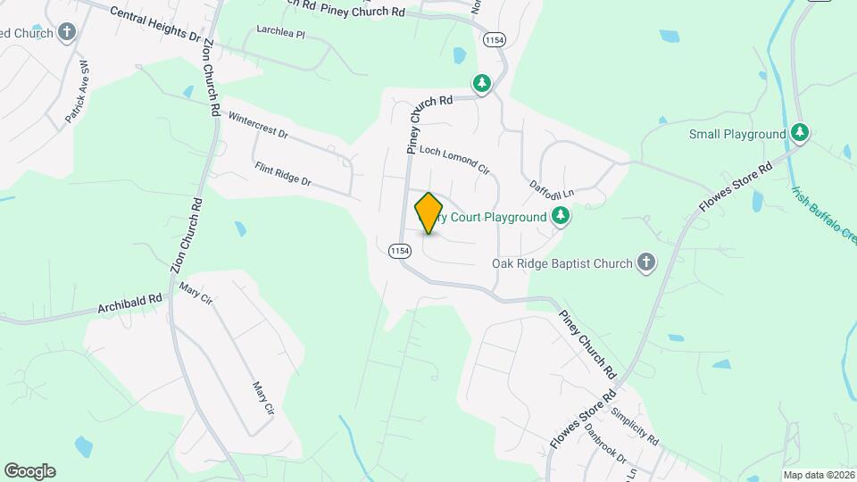 5113 Hildreth Court Map and Location Details