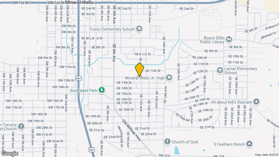 1106 SE 12th St Map and Location Details