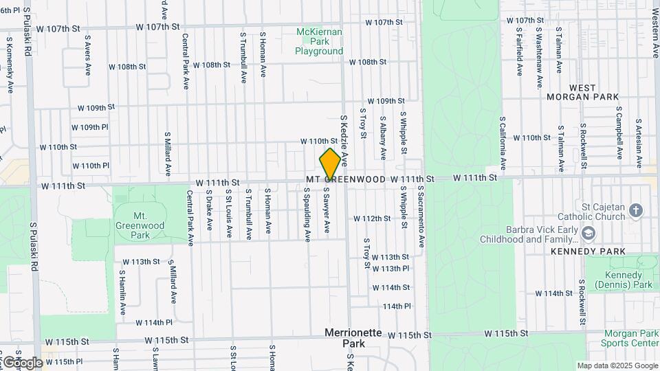 3225 W 111th Mapa y Detalles de la Ubicación