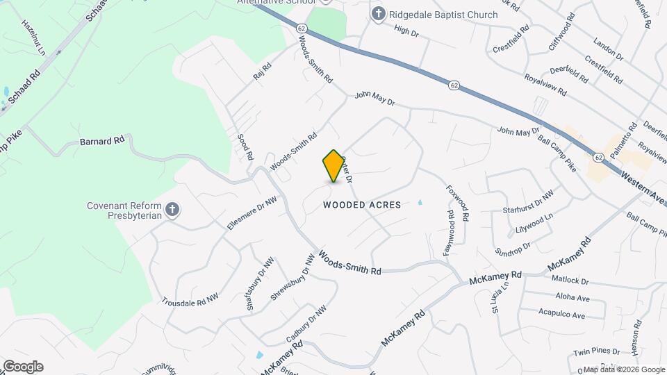 6101 Cougar Dr Map and Location Details