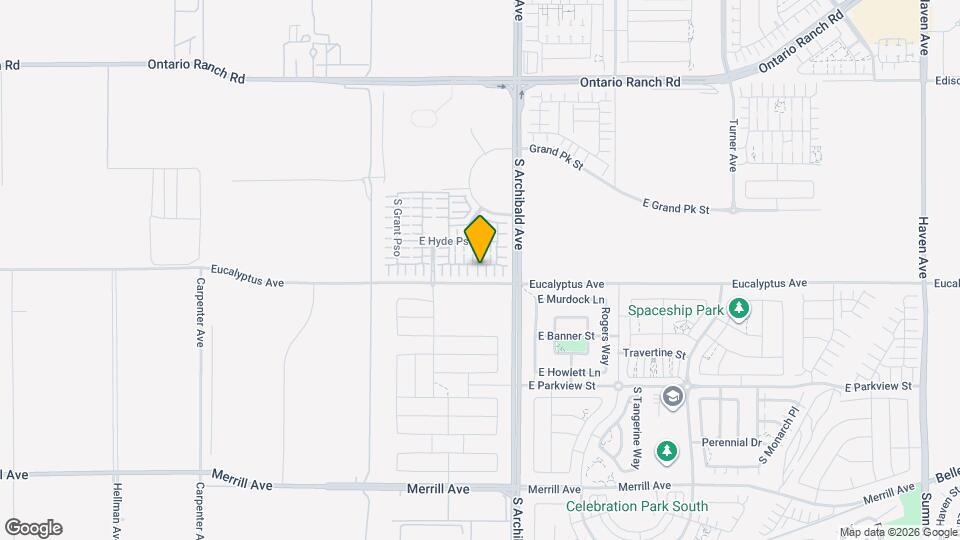 2618 E Lincoln Paseo Map and Location Details