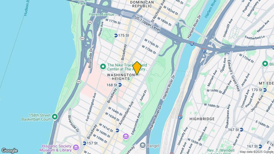 515 W 170th St Mapa y Detalles de la Ubicación