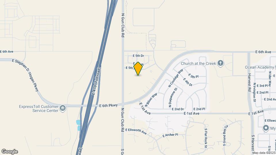 340 N Addison Way Map and Location Details