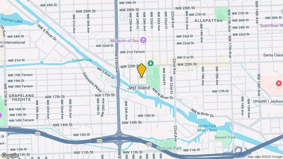 1901 NW 24th Ct Mapa y Detalles de la Ubicación