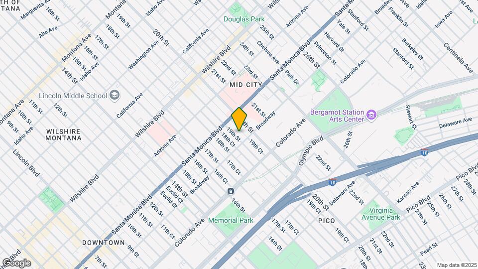 1441 19th St Map and Location Details