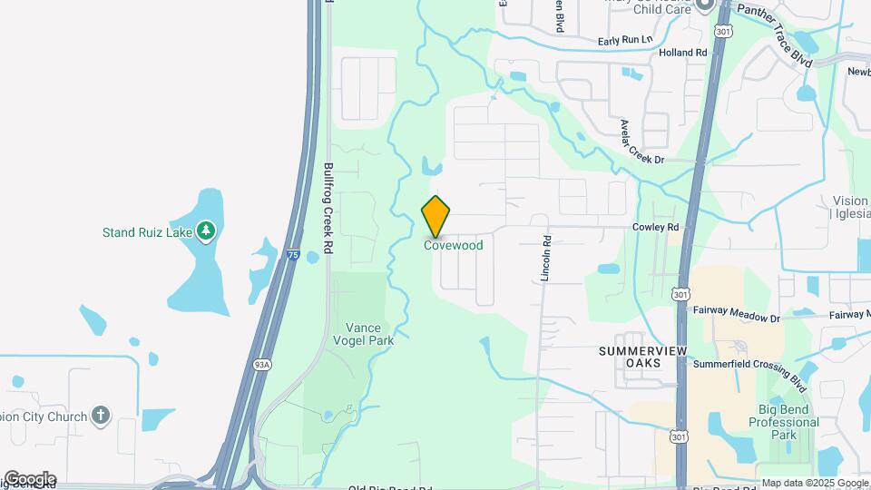 10050 Creek Bluff Dr Map and Location Details