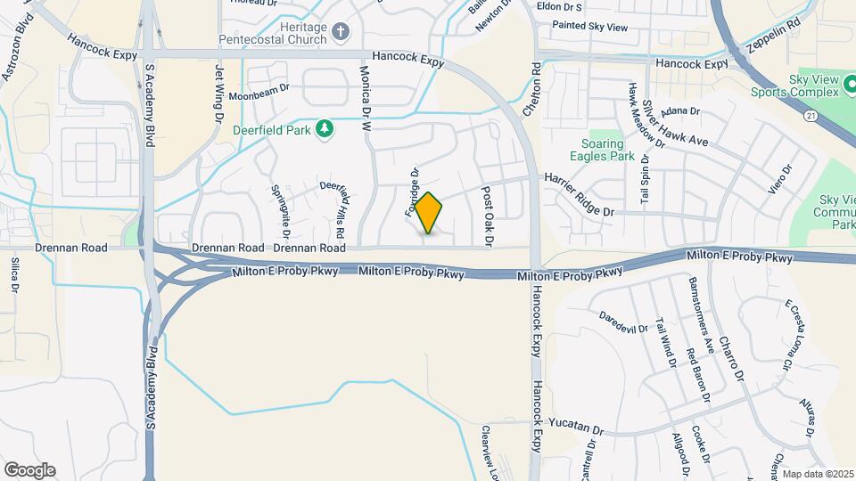 3483 Foxridge Dr Map and Location Details